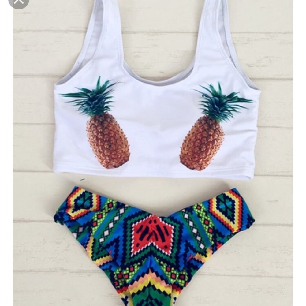 Zaful pineapple bikini